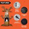 7 Ft Halloween Inflatables Decorations Outdoor Blow up Halloween Yard Decors Halloween Animatronics Tree with Built-In Leds Halloween Inflatable Ghost Decoration Halloween Party Supplies